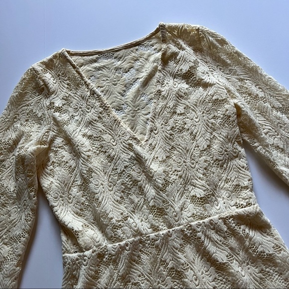 Nightcap x Carisa Rene Dress Deep V Cutout in Ivory Sz 1 / XS NWT - Picture 7 of 8